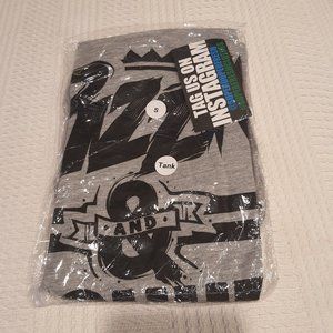 SuperFresh Pizza & Push Ups Tank Top NWT